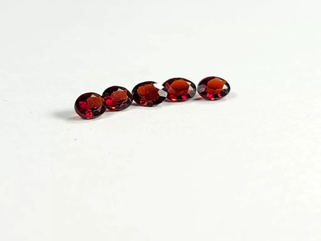 0.20ct Oval Cut Almandine Garnets