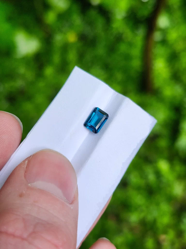 1.09 Carat Vivid Blue Indicolite Tourmaline