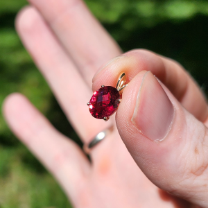 Rubellite Tourmaline Pendant