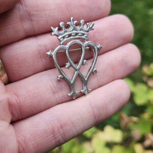 Sterling Silver Scottish Luckenbooth Brooch